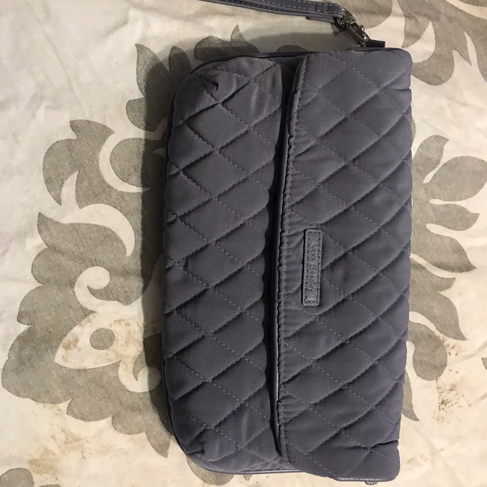 Blue/gray Vera Bradley Wristlet
